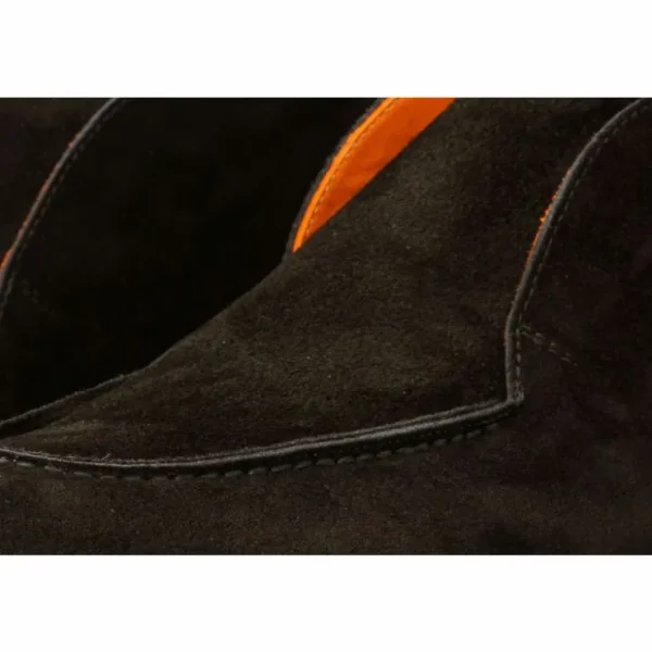 Discount Vinci Leather Shoes Vinci Leather The Belek Open Walk Suede Leather Boot (32607) Black