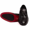 Flash Sale Vinci Leather Shoes Vinci Leather The Bethesda Python Tassel Loafers (18621 Y-1) Black