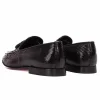 Flash Sale Vinci Leather Shoes Vinci Leather The Bethesda Python Tassel Loafers (18621 Y-1) Black