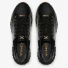 Best Sale Vinci Leather Shoes Vinci Leather The Caesars Leather Sneaker Black