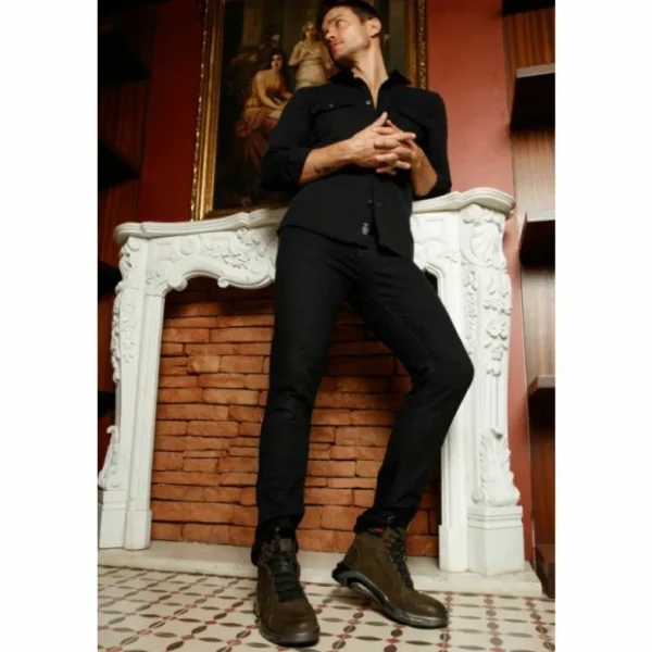 vinci_leather_the_caracas_5-1.webp Shop Vinci Leather Shoes Vinci Leather The Caracas Suede Leather Casual Boot (3546) Green