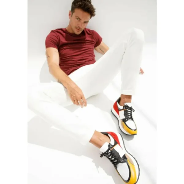 vinci_leather_the_covelo__8.webp Cheap Vinci Leather Shoes Vinci Leather The Covelo Leather Sneaker (D-527X) Multicolor