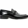 Outlet Vinci Leather Shoes Vinci Leather The Dodoma Patent Leather Loafer Shoe (8017) Black