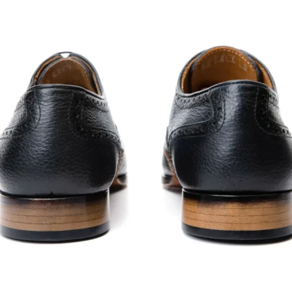 vinci_leather_the_draco_h_3-1.webp Sale Vinci Leather Shoes Vinci Leather The Draco Handmade Semi Brogue Oxford Shoe (V-01/6825) Navy