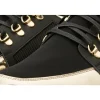 Flash Sale Vinci Leather Shoes Vinci Leather The Emir Leather Sneaker For Men Limited Edition (D-529) Gold