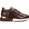 Clearance Vinci Leather Shoes Vinci Leather The Empire Leather Sneaker Burgundy