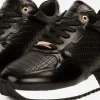 Discount Vinci Leather Shoes Vinci Leather The Empire Leather Sneaker Black