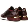 Clearance Vinci Leather Shoes Vinci Leather The Empire Leather Sneaker Burgundy