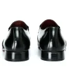 Fashion Vinci Leather Shoes Vinci Leather The Everest Leather Cap Toe Dress Loafer (16011) Black