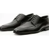 Outlet Vinci Leather Shoes Vinci Leather The Gardi Leather Derby Shoe (14229) Black