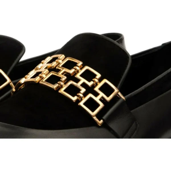 vinci_leather_the_gemena__2-1.webp Shop Vinci Leather Shoes Vinci Leather The Gemena Shoe Bit Dress Loafer Black