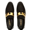 Best Sale Vinci Leather Shoes Vinci Leather The Imperial Leather Dress Shoe Black & Gold Black&Gold