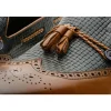 Sale Vinci Leather Shoes Vinci Leather The Istanbul Brown / Navy Leather Tassel Loafer Shoe