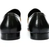 Outlet Vinci Leather Shoes Vinci Leather The Jackie Bit Dress Loafer Limited Edition (7072) Black