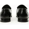 Discount Vinci Leather Shoes Vinci Leather The Johannesburg Leather Dress Loafer Shoe (10667) Black