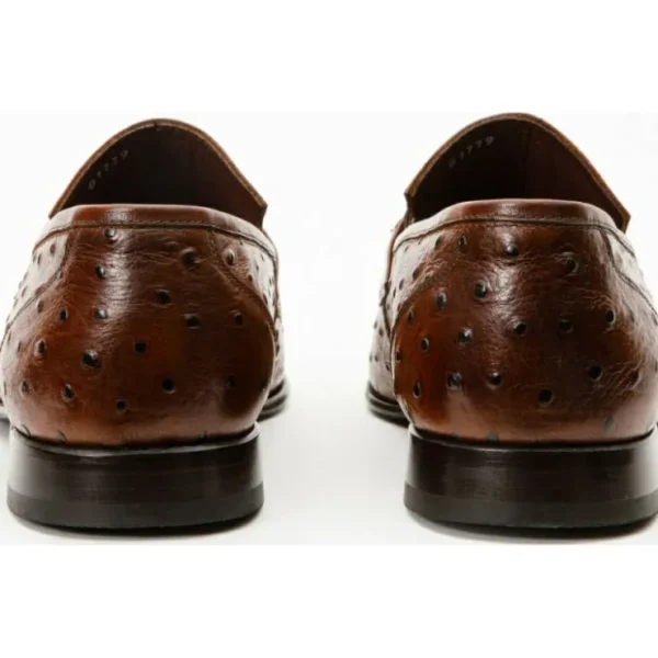 Sale Vinci Leather Shoes Vinci Leather The Johannesburg Leather Dress Loafer Shoe (10667) Brown