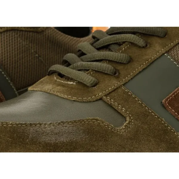 Discount Vinci Leather Shoes Vinci Leather The Kilo Leather Sneaker (14250) Green