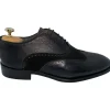 Sale Vinci Leather Shoes Vinci Leather The La Vallee Wingtip Shoe Black