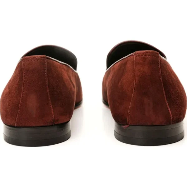 vinci_leather_the_lazio_s_3-1.webp Cheap Vinci Leather Shoes Vinci Leather The Lazio Shoe Suede Slip-on Loafer (9057) Burgundy