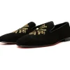 Fashion Vinci Leather Shoes Vinci Leather The Lazio Shoe Suede Slip-on Loafer (9057) Black