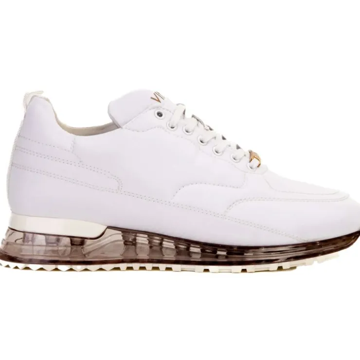 Best Sale Vinci Leather Shoes Vinci Leather The Lexington Leather Sneaker White