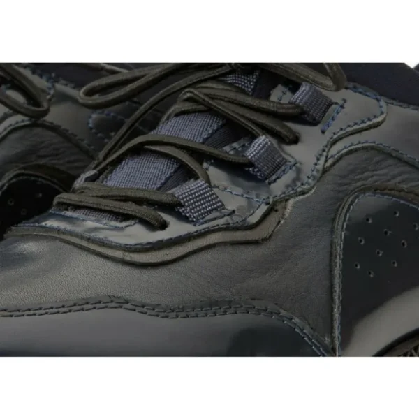 Clearance Vinci Leather Shoes Vinci Leather The Madrid Navy Blue Leather Casual Shoes (14133) NavyBlue