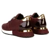 Cheap Vinci Leather Shoes Vinci Leather The Majesty Leather Sneaker Burgundy