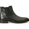 Store Vinci Leather Shoes Vinci Leather The Manby Leather Chelsea Boot (14561) Black