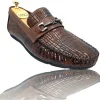 Best Sale Vinci Leather Shoes Vinci Leather The Manta Leather Bit Loafer Brown