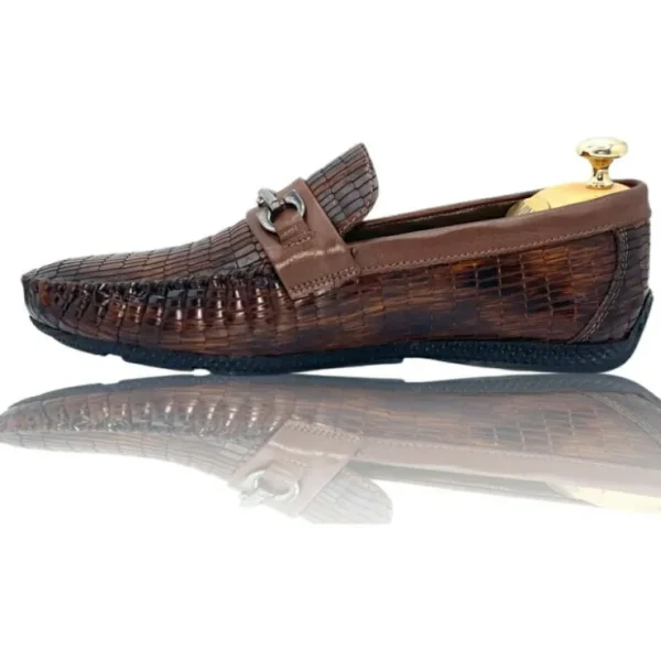 Best Sale Vinci Leather Shoes Vinci Leather The Manta Leather Bit Loafer Brown