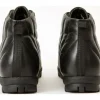 Online Vinci Leather Shoes Vinci Leather The Merter Leather Casual Lace-up Boot (14339 S-5) Black