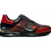 Fashion Vinci Leather Shoes Vinci Leather The Milano Snk Leather Sneaker (D-539T) Red