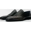 New Vinci Leather Shoes Vinci Leather The Mississippi Leather Loafer Shoe (16002) Black