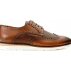 Cheap Vinci Leather Shoes Vinci Leather The Molise Wingtip Semi Brogue Derby Shoe Brown