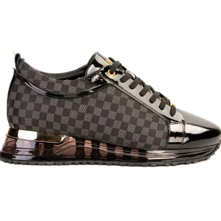 Hot Vinci Leather Shoes Vinci Leather The Monte Carlo Limited Edition Sneaker Black & Gold Black&Gold