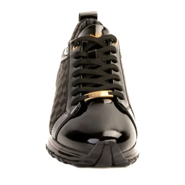 Hot Vinci Leather Shoes Vinci Leather The Monte Carlo Limited Edition Sneaker Black & Gold Black&Gold