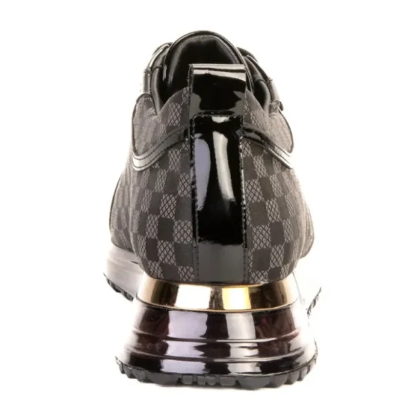 Hot Vinci Leather Shoes Vinci Leather The Monte Carlo Limited Edition Sneaker Black & Gold Black&Gold