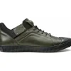 Shop Vinci Leather Shoes Vinci Leather The Mumbai Leather Sneaker (03313) Green