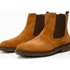 Store Vinci Leather Shoes Vinci Leather The Nayrobi Suede Leather Chelsea Casual Boot (12418) Brown