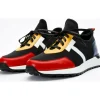 New Vinci Leather Shoes Vinci Leather The Nebreska Leather Sneaker (D-2156) Multicolor