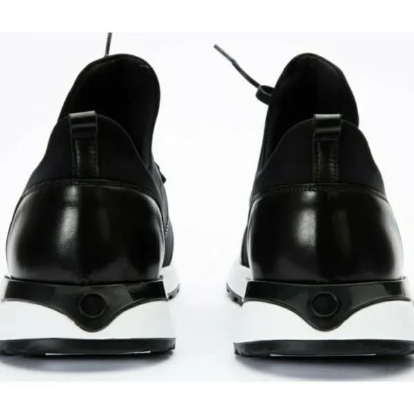 Best Vinci Leather Shoes Vinci Leather The Nebreska Leather Sneaker (D-2156) Black