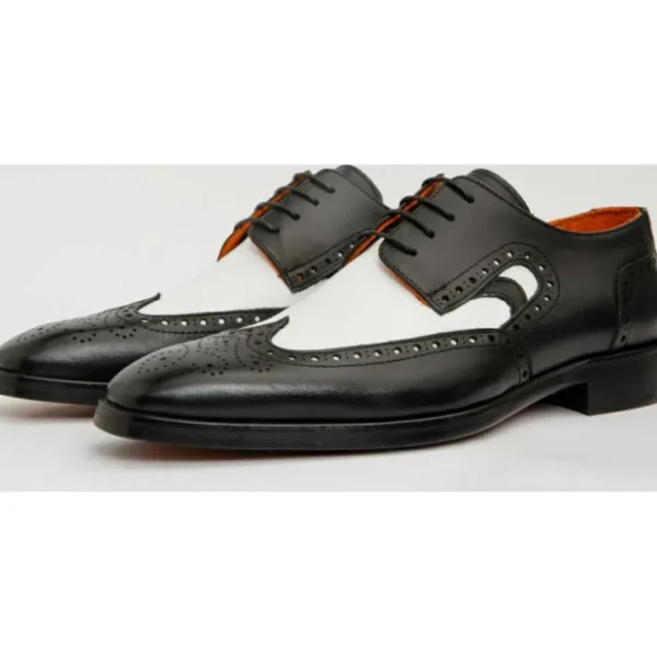 vinci_leather_the_neiva_w_1.webp Cheap Vinci Leather Shoes Vinci Leather The Neiva Wingtip Semi Brogue Derby Shoe (X-4051)