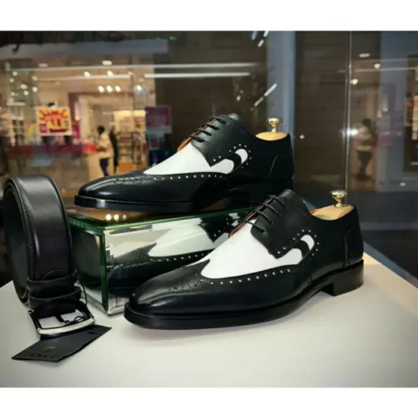 vinci_leather_the_neiva_w_4.webp Cheap Vinci Leather Shoes Vinci Leather The Neiva Wingtip Semi Brogue Derby Shoe (X-4051)