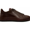 Sale Vinci Leather Shoes Vinci Leather The Noble Leather Sneaker (D-2189) Burgundy