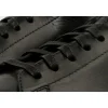 Cheap Vinci Leather Shoes Vinci Leather The Noble Leather Sneaker (D-2189) Black