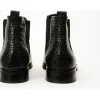 Clearance Vinci Leather Shoes Vinci Leather The Oslo Leather Chelsea Boot (14137 S-5) Black