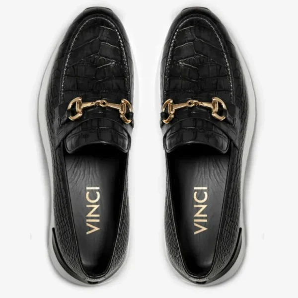 Best Vinci Leather Shoes Vinci Leather The Padova Leather Sneaker Black