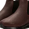 Hot Vinci Leather Shoes Vinci Leather The Panther Leather Chelsea Boot Burgundy