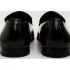 New Vinci Leather Shoes Vinci Leather The Pombe Patent Leather Dress Slip-on Loafer Shoe Black