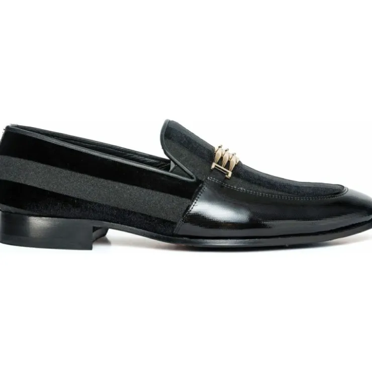 Best Sale Vinci Leather Shoes Vinci Leather The Pontalto Leather Shoe Bit Loafer (11613) Black